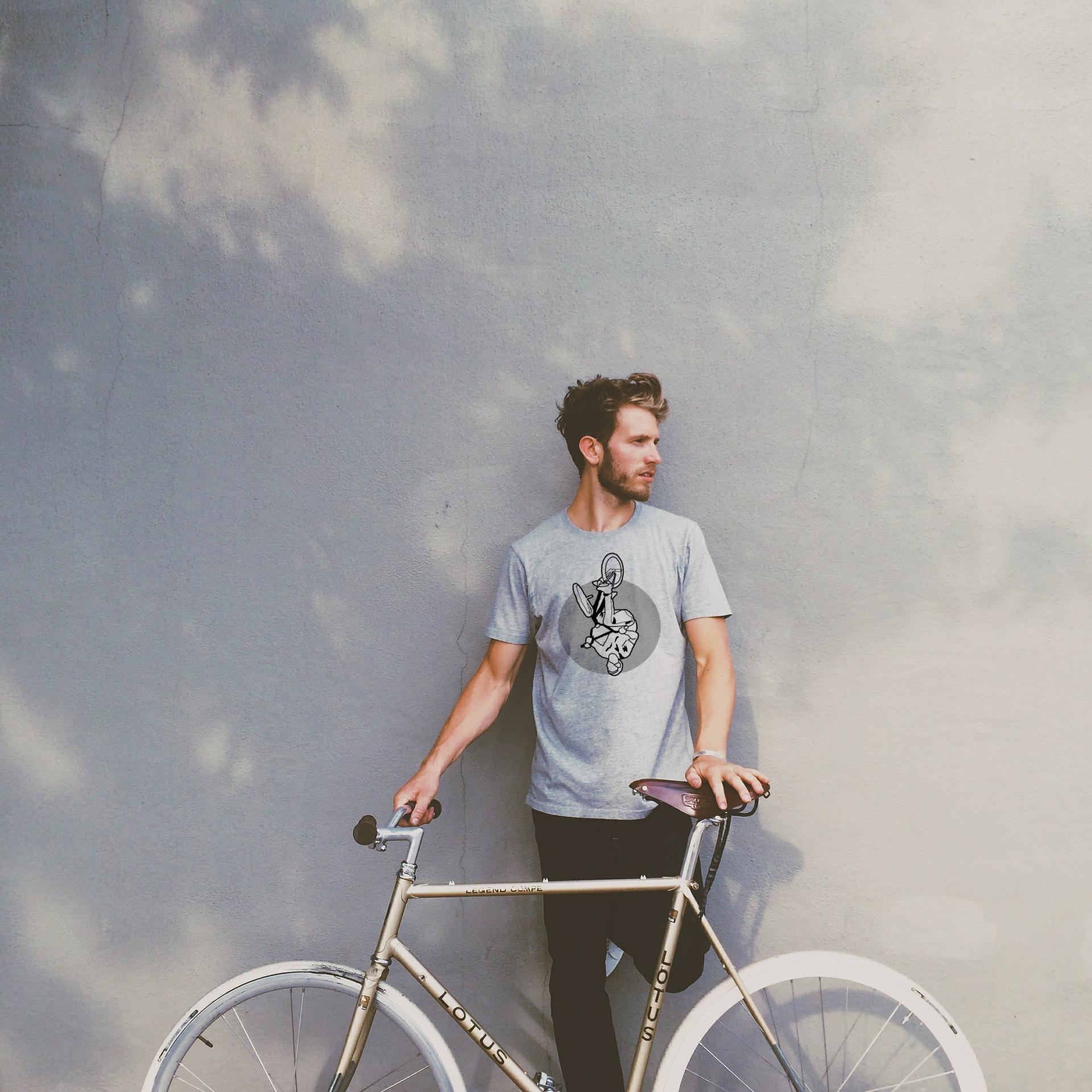 Bicycle Rider 1 Shirt Mockup